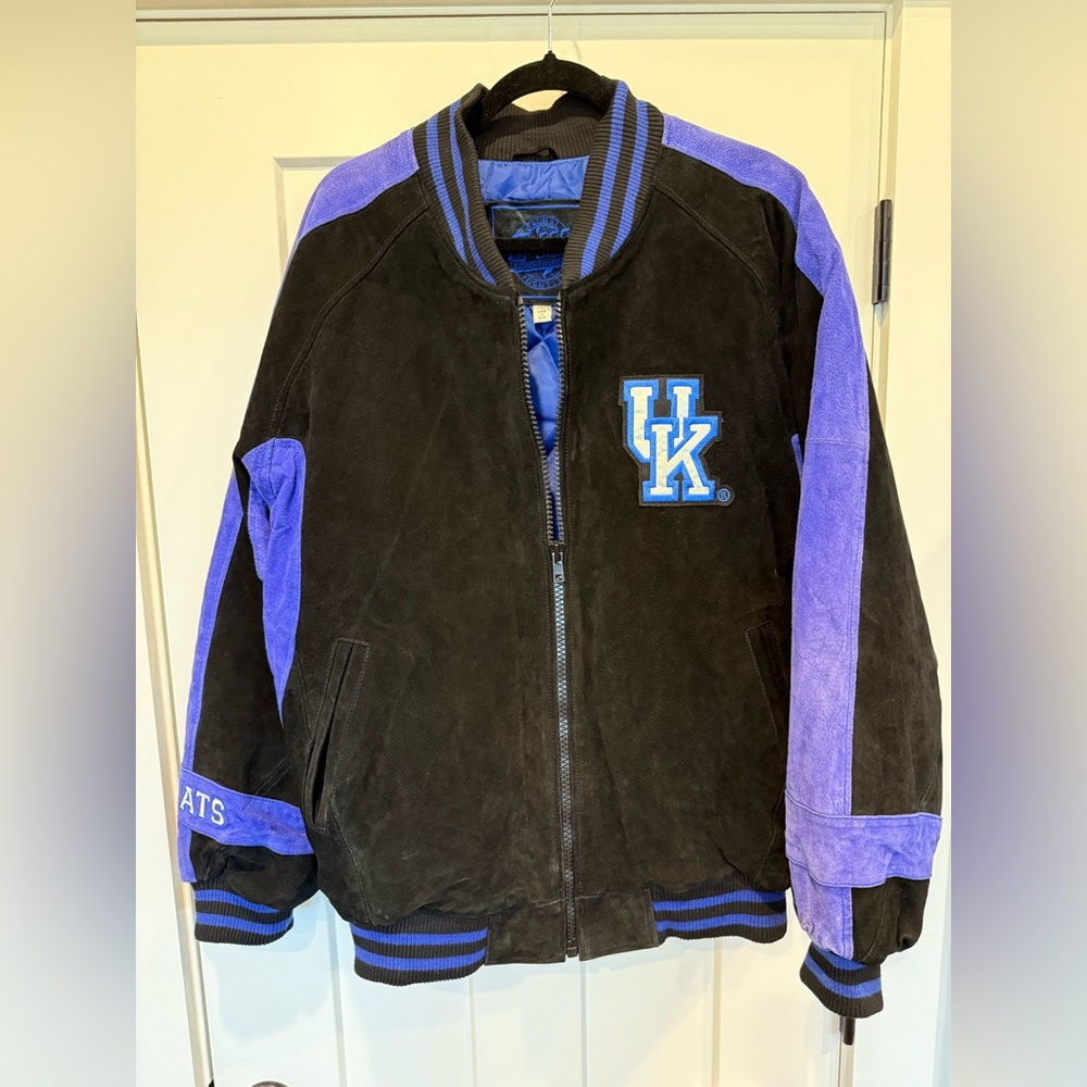 Vintage Global Identity G-III leather size large UK Wildcats varsity coat